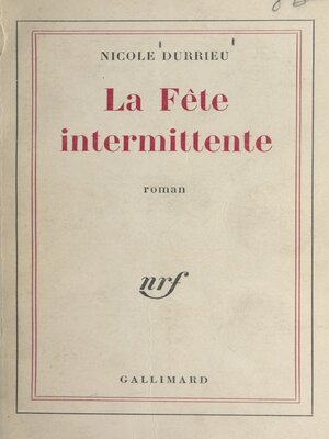 cover image of La fête intermittente